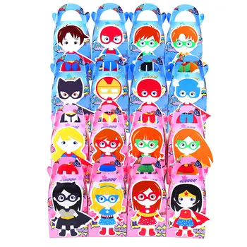 

Superhero Favor Box Candy Box Gift Box Kids Birthday Party Supplies Decoration Event Party Supplies