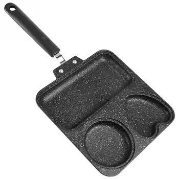 

Grill Fry Pan Cookware Stainless Steel Double Face Pan Steak Fry Pan Kitchen Accessories Cooking Tool