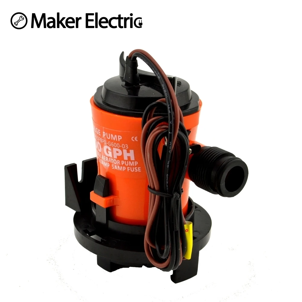 Погружной насос с шлангом 3/4 дюйма 12 В 2 а/3 а/350 А|submersible pump|bilge pump12v bilge pump |
