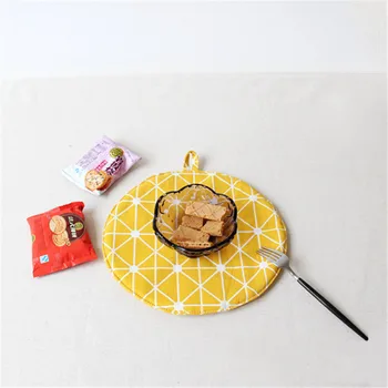 

Heat Insulation Pan Mat Cotton and Linen Thickened Dining Mat Household Table Anti-ironing Mat Tableware Coasters Bowl Mat