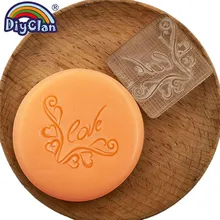 "Любовь" ручной работы мыло штамп сердце узор прозрачный натуральный органическое декоративное мыло голова акриловое мыло изготовление печать на заказ Z0361LO