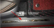 Автомобильный интерьер Накладка порога Накладка Добро пожаловать педаль для 2018 2017 2016 VW Tiguan mk2 Европейская версия Rline R-line