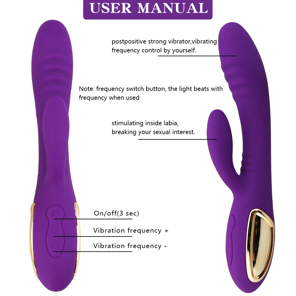 10 скоростей G Spot страпон с вибратором заряжаемый через usb силиконовый Двойной