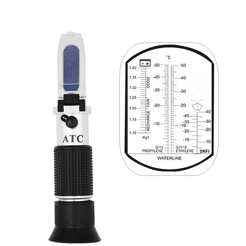 Ручной Двигатель Жидкость гликоль точка рефрактометр с Atc тестер инструмент автомобильный аккумулятор антифриз замораживания скидка 20