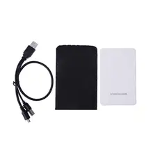 Alloyseed 2,5 in PATA IDE жесткий диск Корпус USB 2,0 футляр для внешнего накопителя HDD Box Белый для Mac OS 8,6