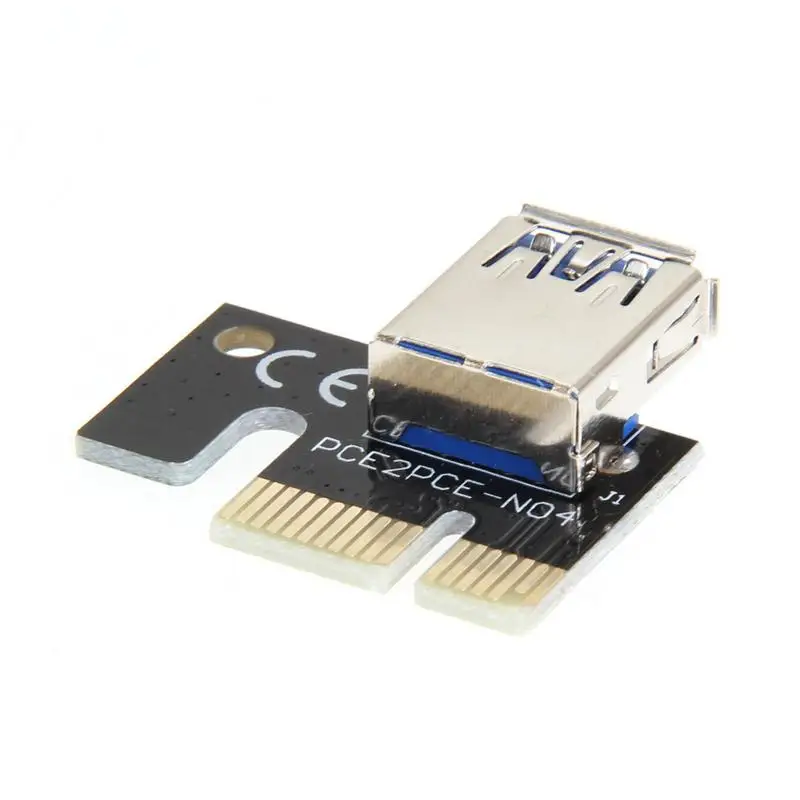 

High Speed USB 3.0 Extender Riser Card Adapter PCI-E1X PCIe PCI Express 1x For Mining Accessory