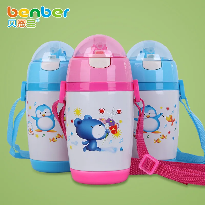 

Stainless Steel Baby Straw Cup Heat Preservation Kettle Baby Straw Kettle Stainless Steel Vacuum Cup 7906