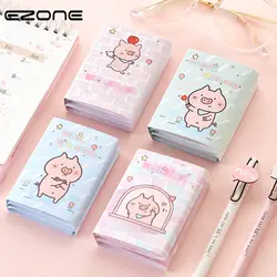 EZONE мультфильм милый Hello Pig липкая бумага для заметок наборы заметок Розовая Свинья блокноты для заметок корейский студенческий