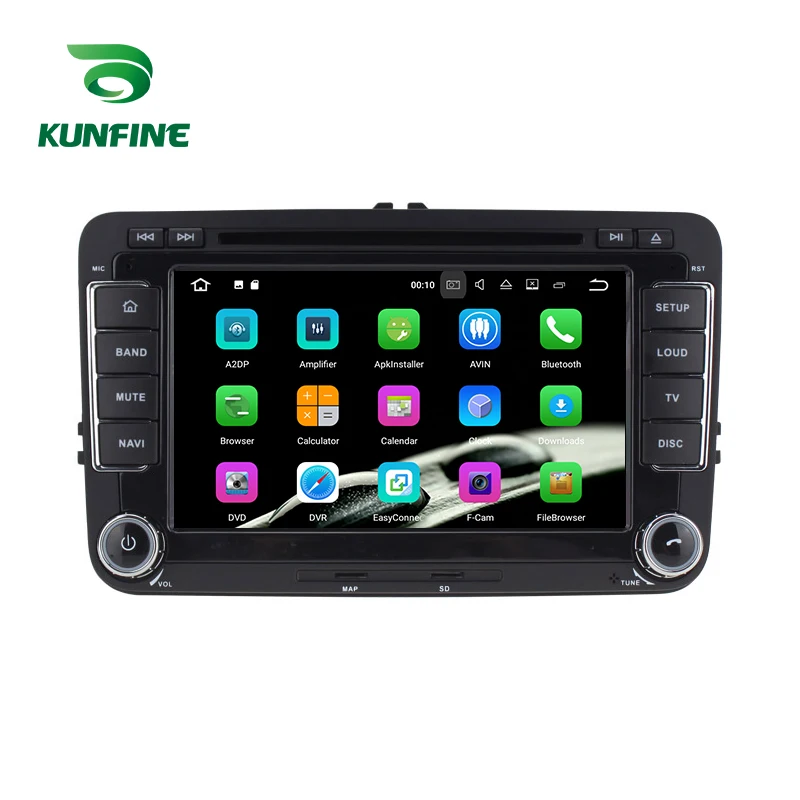 Discount Android 9.0 Core PX6 A72 Ram 4G Rom 64G Car DVD GPS Multimedia Player Car Stereo For VW Jetta 1999-20050 Radio Headunit 3