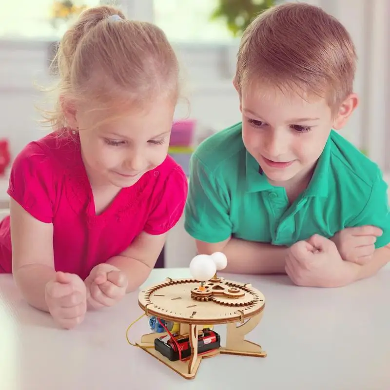 

Kids DIY Sun-Moon-Earth Geography Model Kits Creative Children Scientific Experiment Teaching Children Learning Education toys