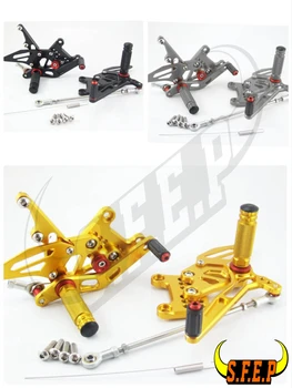 

CNC Adjustable Rearset Foot Pegs Rest Pedal For TRIUMPH SPEED TRIPLE 1050 2005-2006-2007-2008-2009-2010