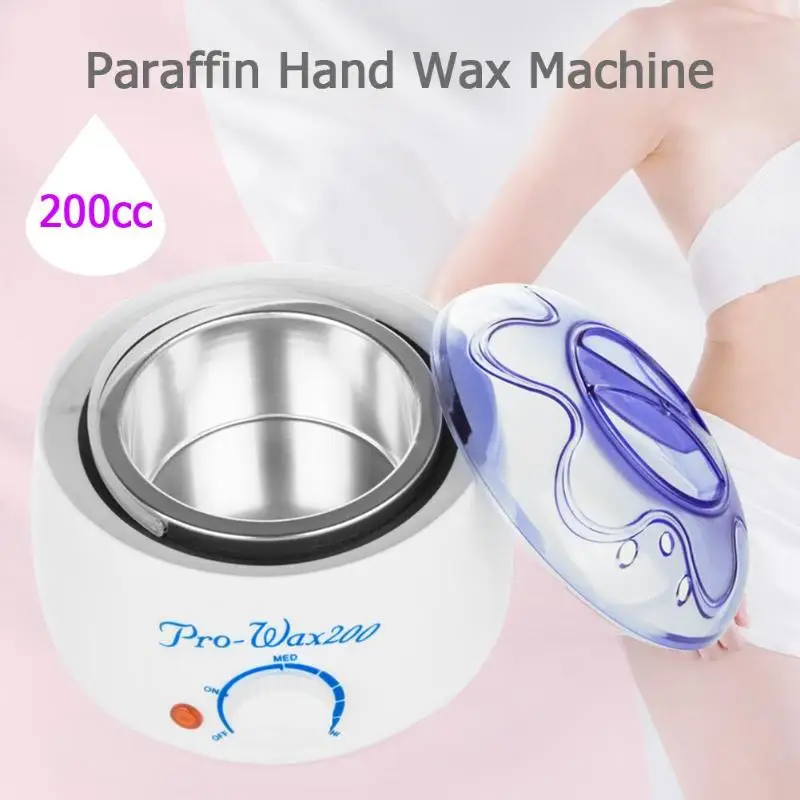 200cc Paraffin Hand Wax Machine Hot Paraffin Wax Warmer Heater Body Depilatory Electric Salon Spa Hair Removal Tool