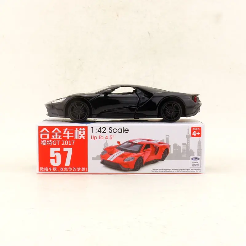 Масштаб 1:42/литая Игрушечная модель/2017 Ford GT/гоночный автомобиль Super