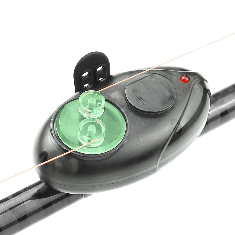 

Linnhue New Design 1pcs Electronic Bite Fishing Alarm LED Light Indicator Wireless Buffer Black Sound Alarm Carp Night Fishing