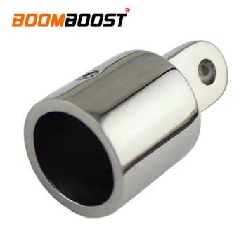 

7/8'' Pipe Silver Eye End Cap Fitting Hardware Bimini Top 22mm Professional 1PCS For Marine Boat Yacht 316 Stainless Steel