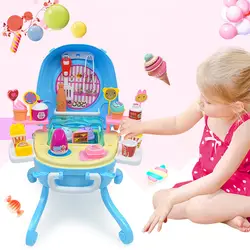 Новый 41 шт./компл. Моделирование игрушки в виде десерта десерт, мороженое корзину для детей изысканные модели игрушки обувь девочек или