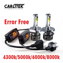 CARLitek Led H7 Canbus лампа без ошибок H4 H1 H11 Автомобильные светодиодные лампы 80 Вт 12000LM 6000 K 8000 K 9005 9006 Мини авто свет без ошибок
