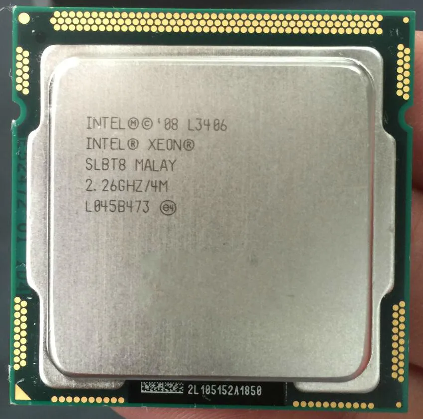 Intel Ксеон L3406 двухъядерный Настольный Процессор LGA1156 2 26 ГГц 40 Вт 100% работает