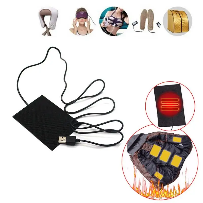 

Clothes Heating Plate Usb One Drag One Electric Heating Pad Vest Down Jacket Heating Usb Electric Clothing Heating Pad