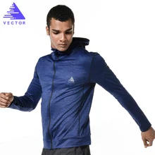 Векторная Мужская и женская куртка для бега одежда быстросохнущая спортивная одежда с длинным рукавом для спорта Фитнес пальто дышащая верхняя одежда XXF30004