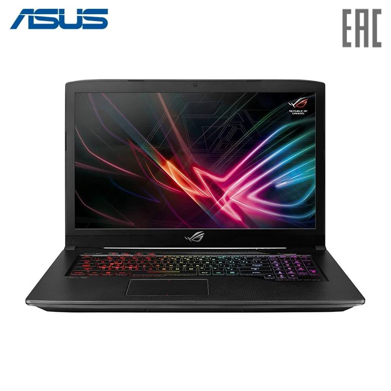 

Ноутбук ASUS ROG GL703GE Intel i7 8750H/8Gb/1Tb+128Gb SSD/No ODD/17.3" FHD/NVIDIA GeForce GTX 1050Ti 4Gb GDDR5/Camera/Wi-Fi/No OS/Aluminum Black (90NR00D2-M04360)