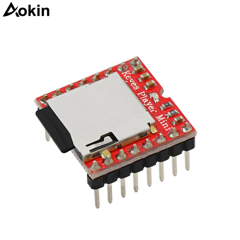 5 шт. мини MP3 модуль TF SD с упрощенным выходным динамиком 16P для Arduino|Аксессуары
