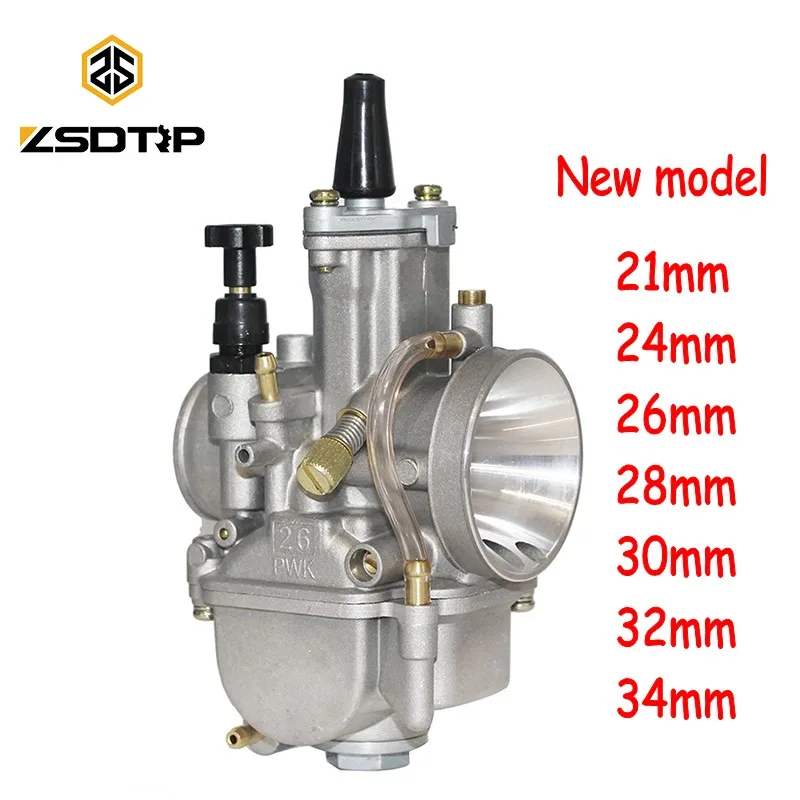 ZSDTRP карбюратор для мотоцикла Keihi Koso Pwk КАРБЮРАТОР 21 24 26 28 30 32 34 мм с электроструей