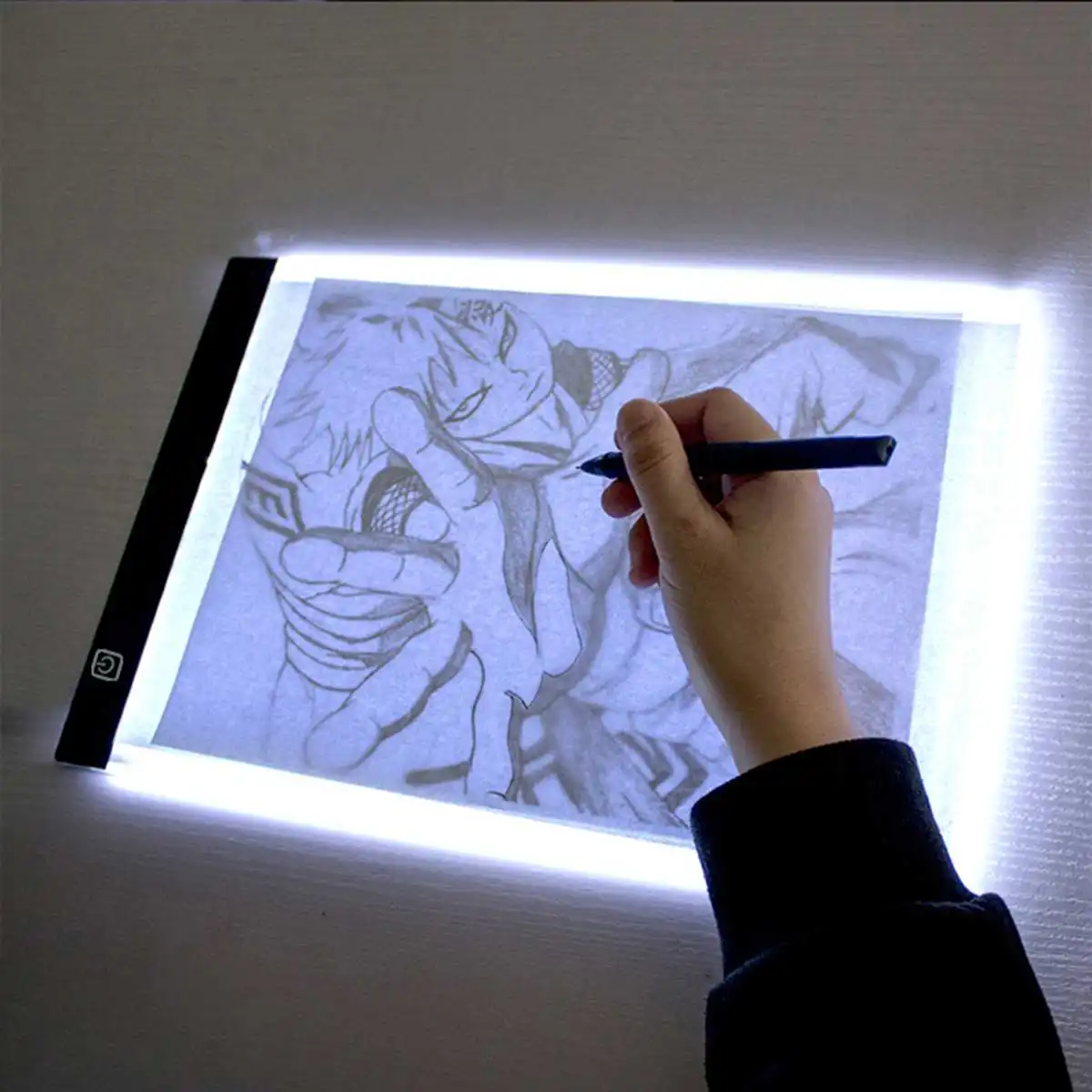 Светодиодный графический планшет написание картины 3 уровня яркость рисунок цифровой 2D графика планшет лист для копирования эскиз