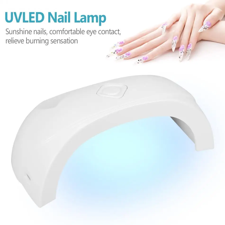 

18W UV LED Nail Lamp Mini Nail Dryer Machine Double UV LED Nail Lamp for Nail Gel Polish Curing USB Charging Manicure Art Tools