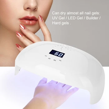 

78W Powerful UV LED Lamp Nail Dryer Quick Drying Auto Sensor With Fan for Curing All Gels bc