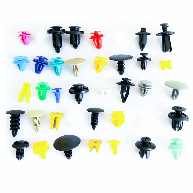 

50 100 Pieces Mixed Car Fastener Auto Bumper Clips Retainer Auto Fixing Rivet Door Panel Fender Liner Universal Fit for All cars