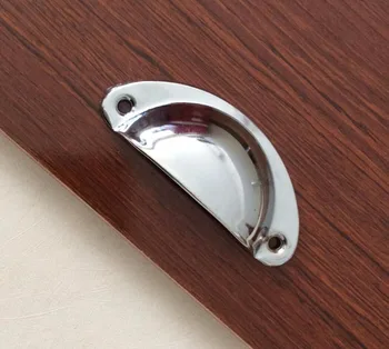 Modern Black Silver Shell Pulls Knobs Drawer Pulls Handles Knobs Dresser Handles Cabinet Handles Kitchen Decorative Hardware