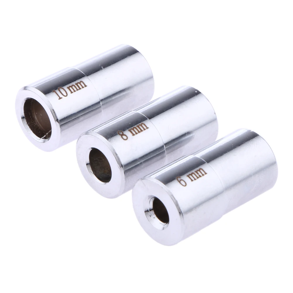 

5pcs Drilling Locator Positioning Plate 6mm 8mm 10mm on Flat Surfaces Board Edges Cylinders DIY Woodworking Drilling Guide Tool