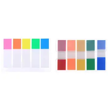 

100pcs Transparent Instructions Index Mark Sticker Convenient Memo Pads