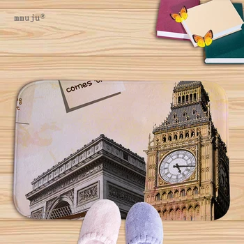 

Euro style scenic patterns bath floor carpets kitchen living room bedroom door mat 40x60cm doormats anti-slip non lint fadeless