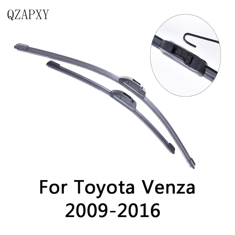 Стеклоочистители QZAPXY для Toyota Venza от 2009 2010 2011 2012 2013 2014 2015 2016 стеклоочиститель