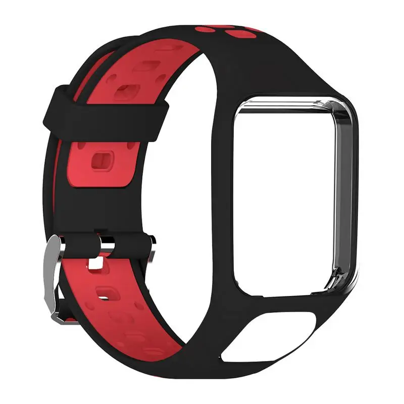 Ремешок силиконовый сменный для часов TomTom 2 3 Series Runner Spark Golfer Adventurer
