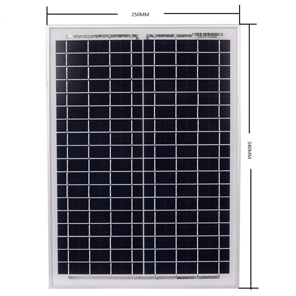 18V20W черные панели солнечных батарей 12 V/24 V блок управления установкой на