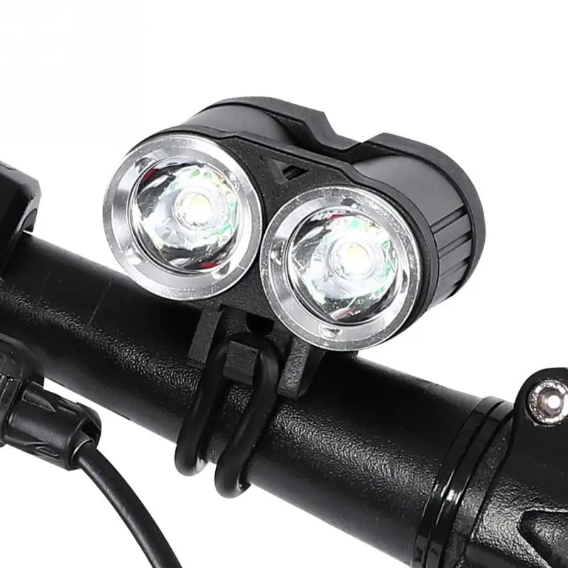Cheap Waterproof Road Bike Light LED Front Bicycle Headlight 2000Lm Safety Night Cycling Lamp+Rechargeable Battery Pack+Charger 3