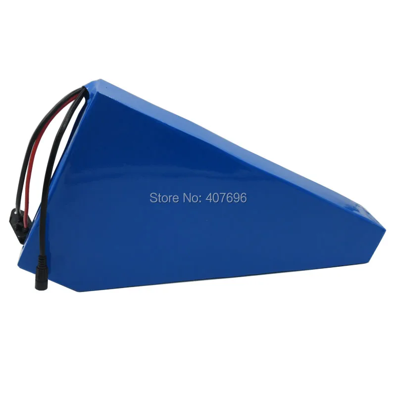 Discount 48V 2000W Triangle battery 48V 25AH Electric bike lithium ion battery with Free bag 50A BMS 54.6V 2A Charger 5
