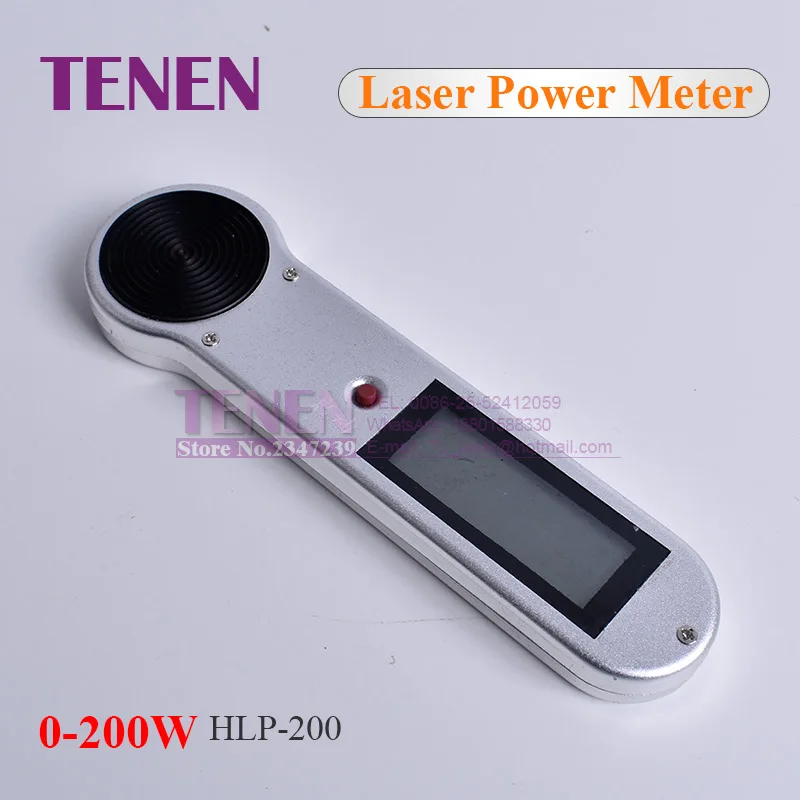 

10600nm HLP-200 Co2 Laser Tube 0-200W Handheld Laser Power Meter For Co2 Laser Marking Engraving Cutting Machine
