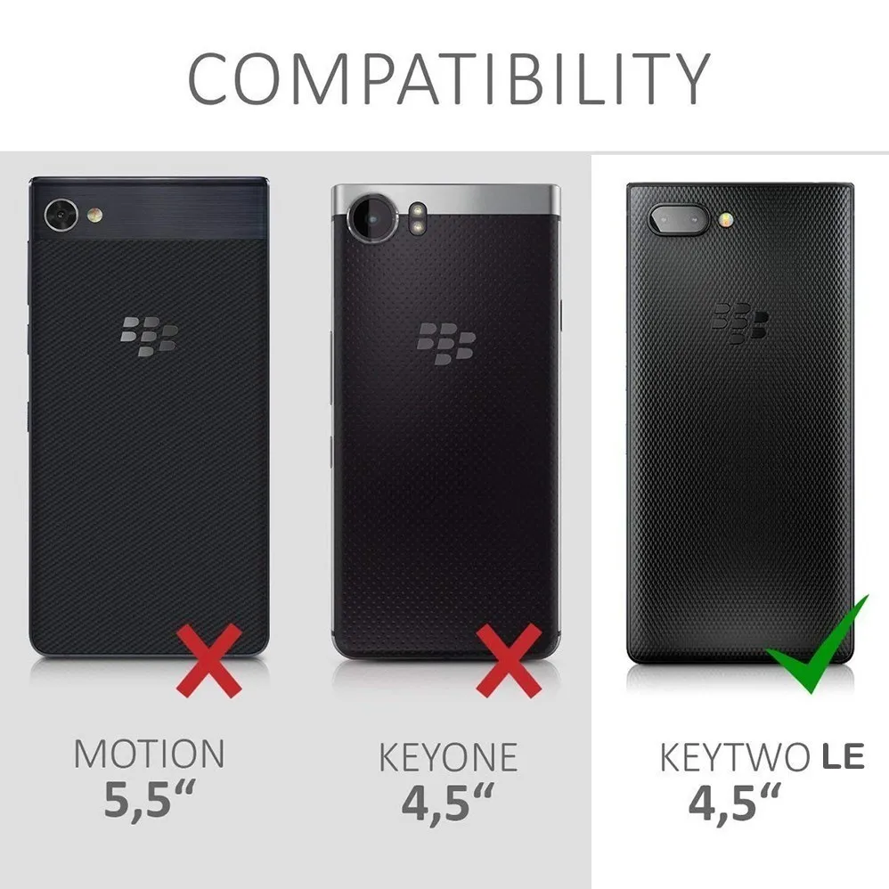 Матовый черный чехол Мягкий ТПУ силиконовый накладка для BlackBerry KEY2 LE BBE100