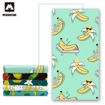 

Microfine Microfiber Beach Towel Blue Banana Fruit Bath Towels Adults Large Towel Mat Absorbent Sport Gym Hiking Women Blankets