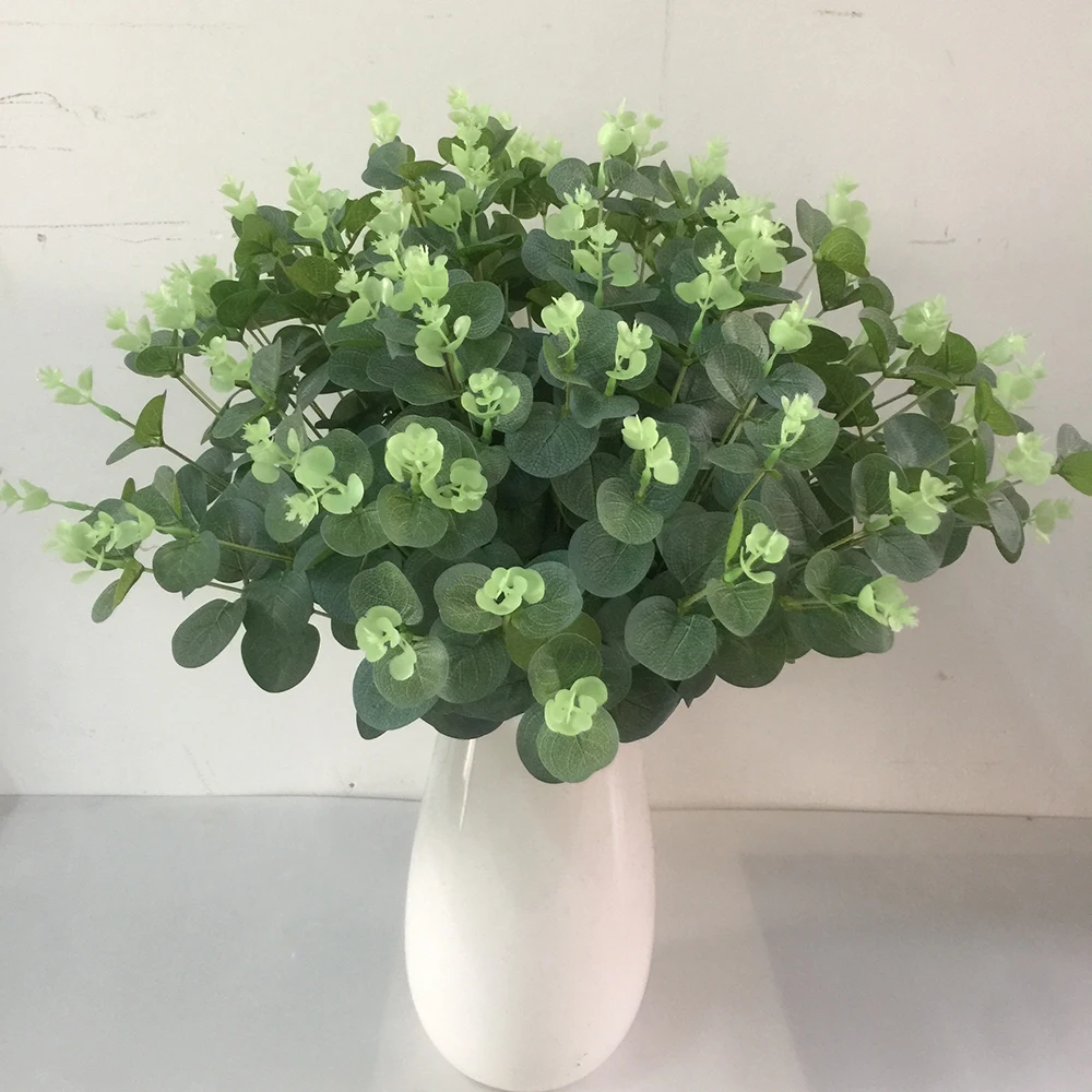 

Creative Artificial Fake Leaf Eucalyptus Leave Simulation Leaves Wedding Party Home Decor Flower Arrangment Plant Decoration