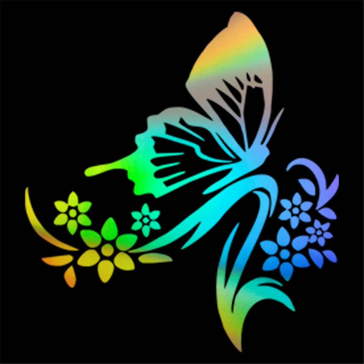 Promoci n En L nea Etiqueta Engomada De La Mariposa Parachoques Van 