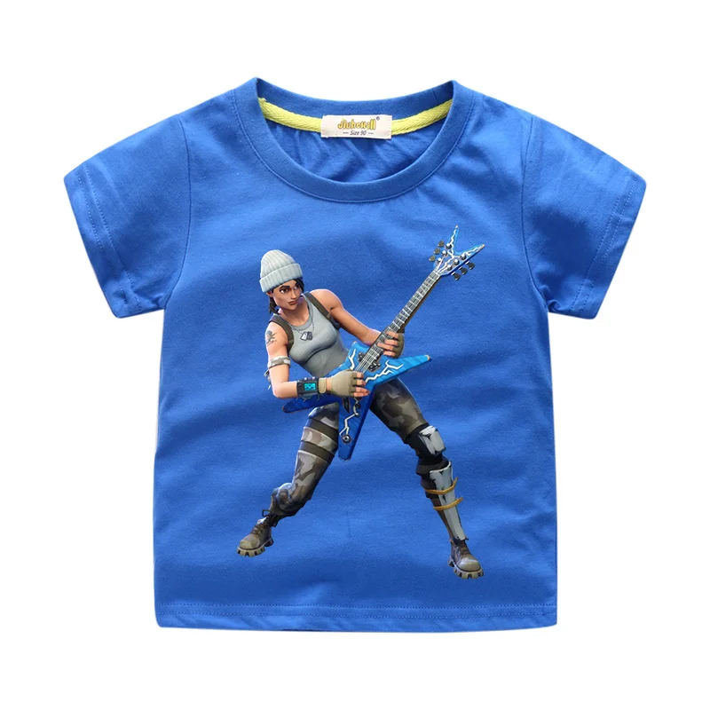 Boy Tshirt Girls Fortnight Game Tees Tops Clothes Kids Fornite T shirt