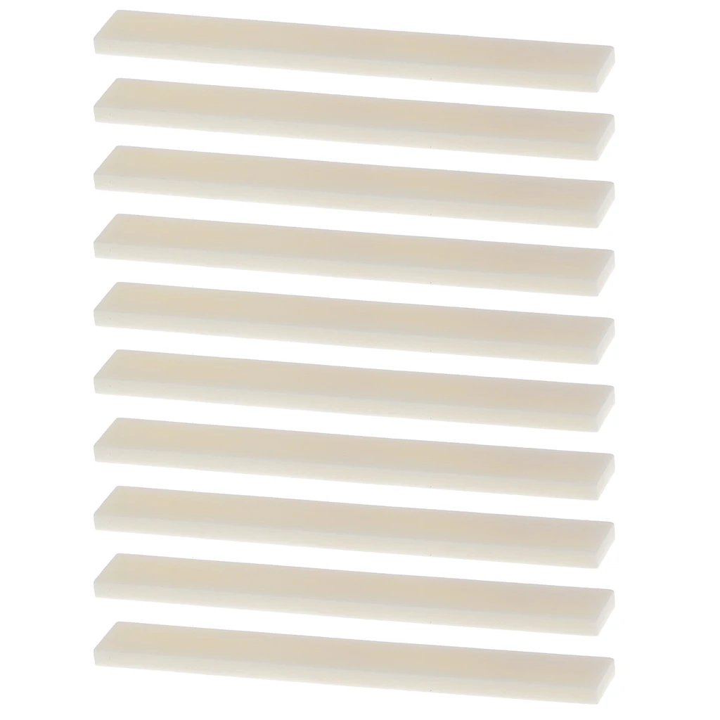 10pcs High Quality Cattle Bone Blank Saddles for Guitar Maker Luthier Supply guitar accessories