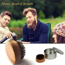 Карманная дорожная расческа для волос Мужская Борода Усы Пальма массаж кожи головы коричневый