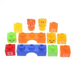 Новые пластиковые строительные блоки кирпичи Детские игрушки Детские Ранние развивающие игрушки