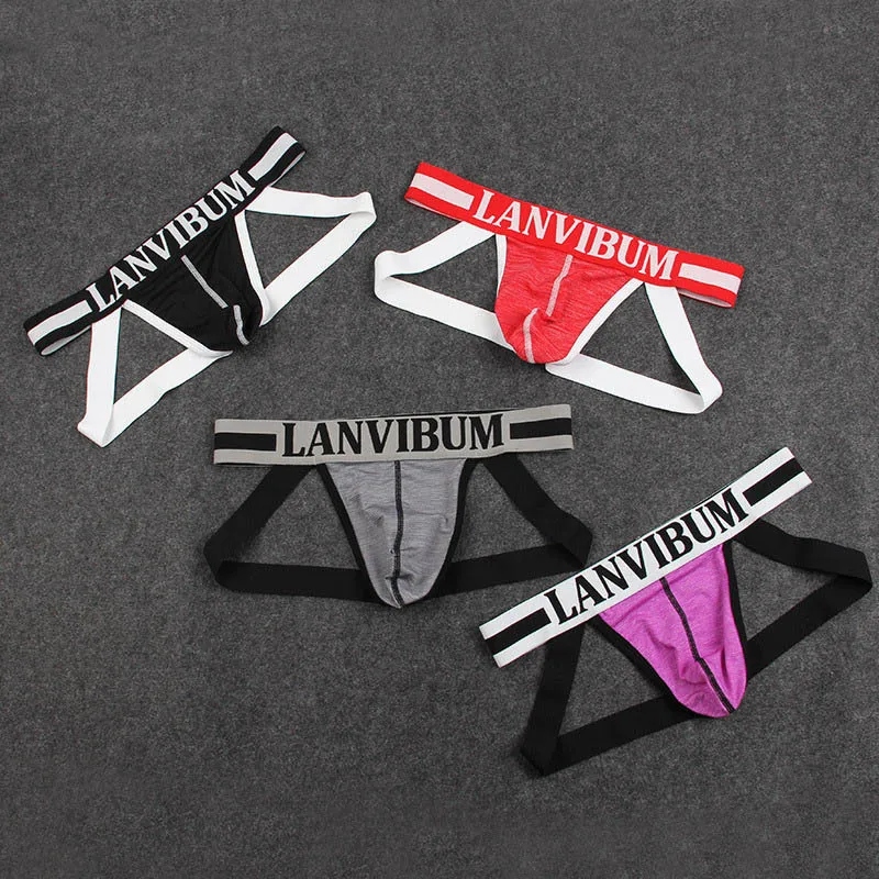 Lanvibum пикантные Для мужчин нижнее бельё для девочек сетчатый бандаж строка Homme